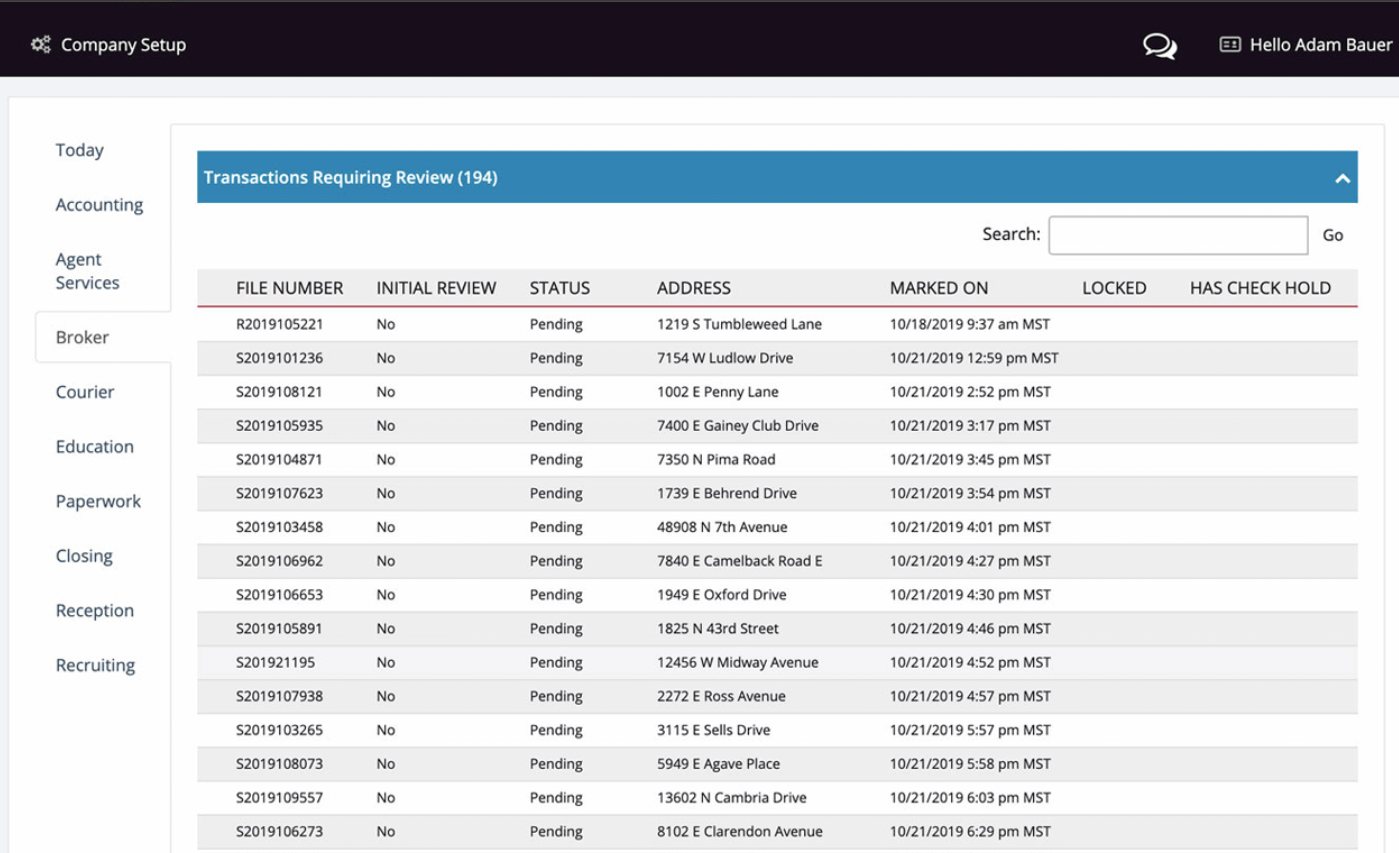 screenshot of RealSmart Broker